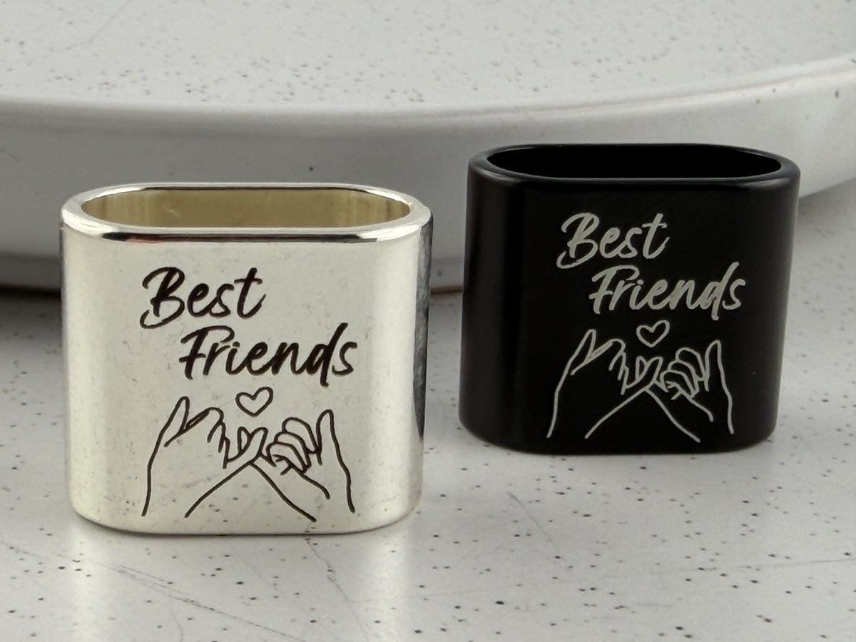 Best Friends Schlüsselanhänger aus Segelseil | Freundschaftsgeschenk | Schlüsselanhänger für beste Freunde | Farben wählbar