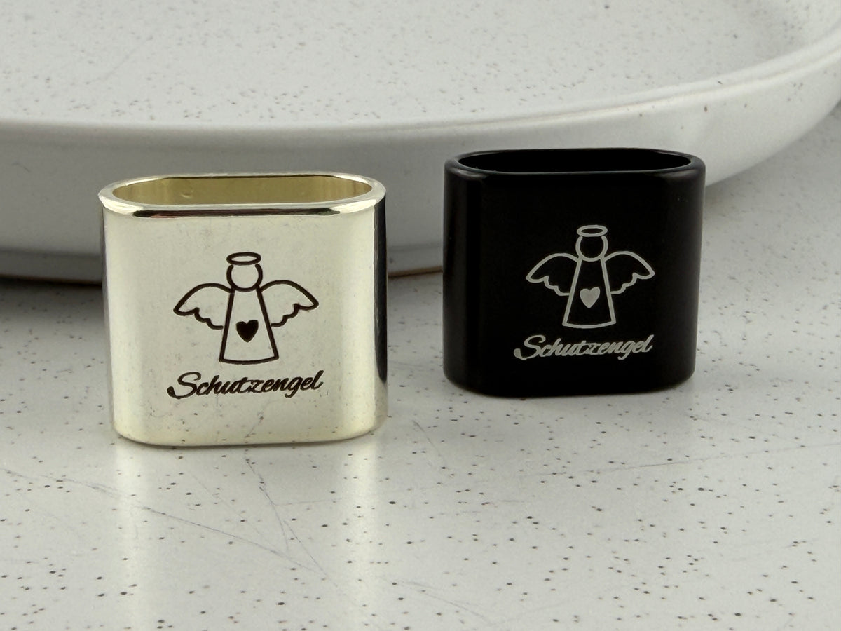 Schutzengel Schlüsselanhänger aus Segelseil | Glücksbringer & Geschenk