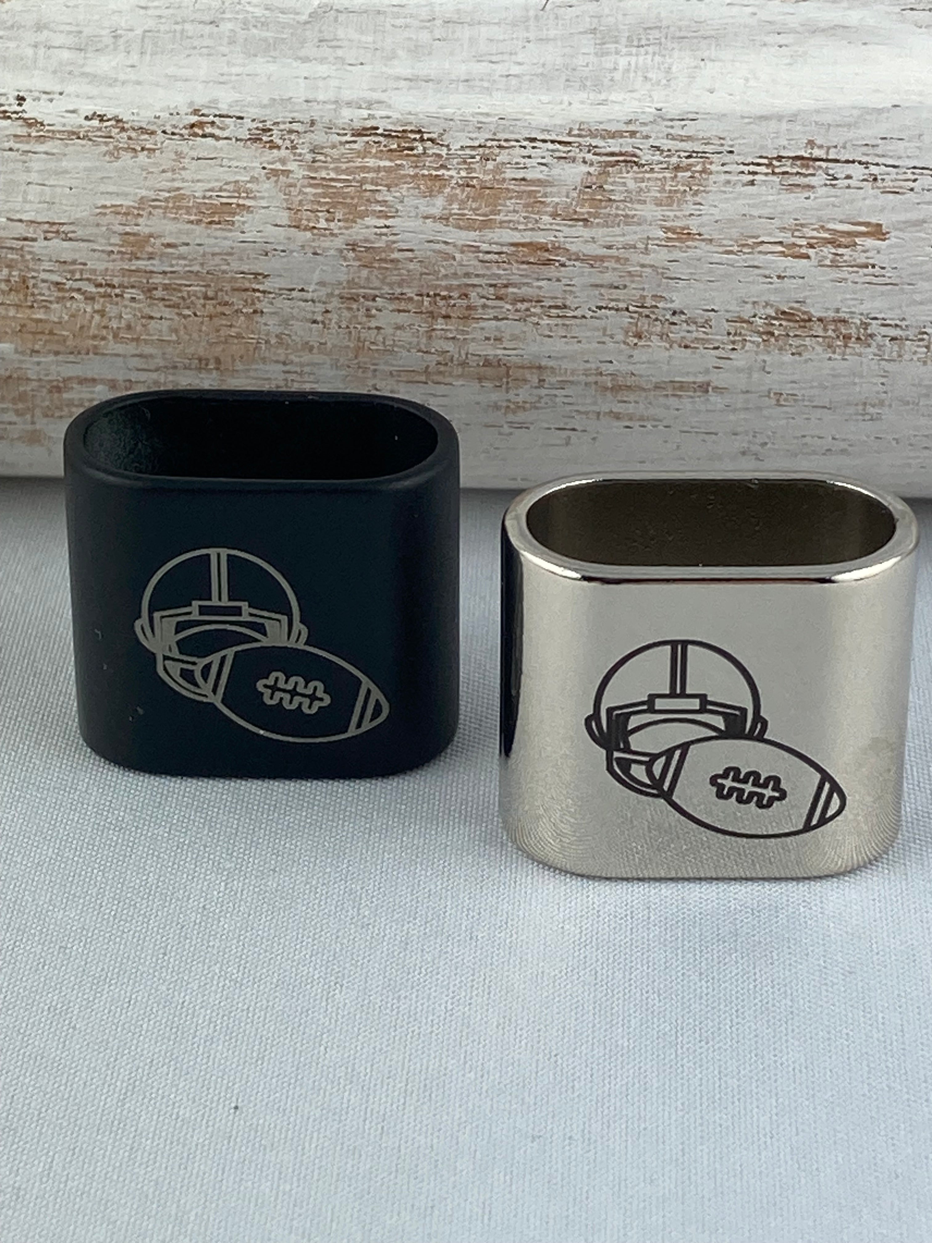 Football-Schlüsselanhänger aus Segelseil - sportliches Geschenk für Football-Fans